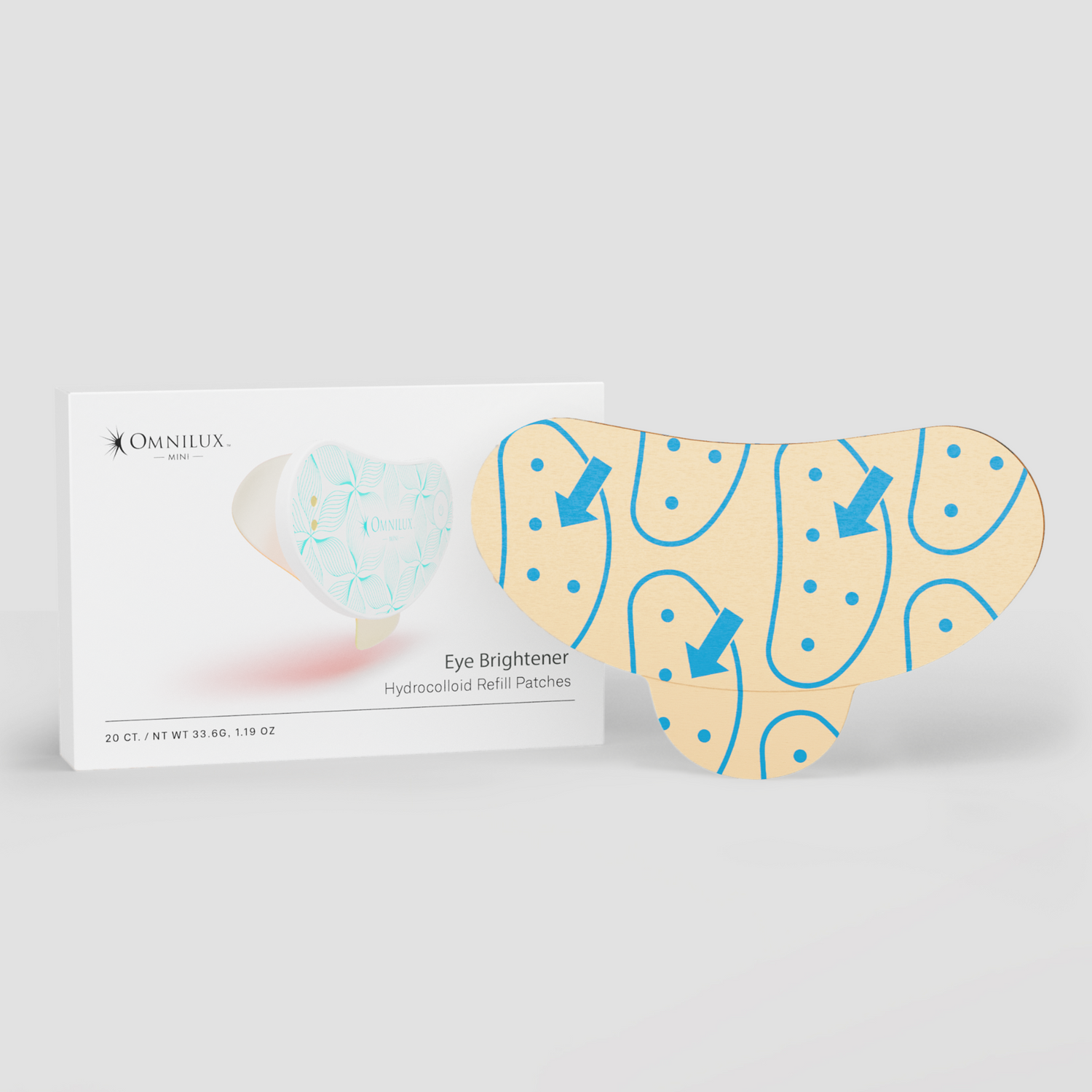 Eye Brightener Hydrocolloid Refill Patches (20ct x 20pk total 400)
