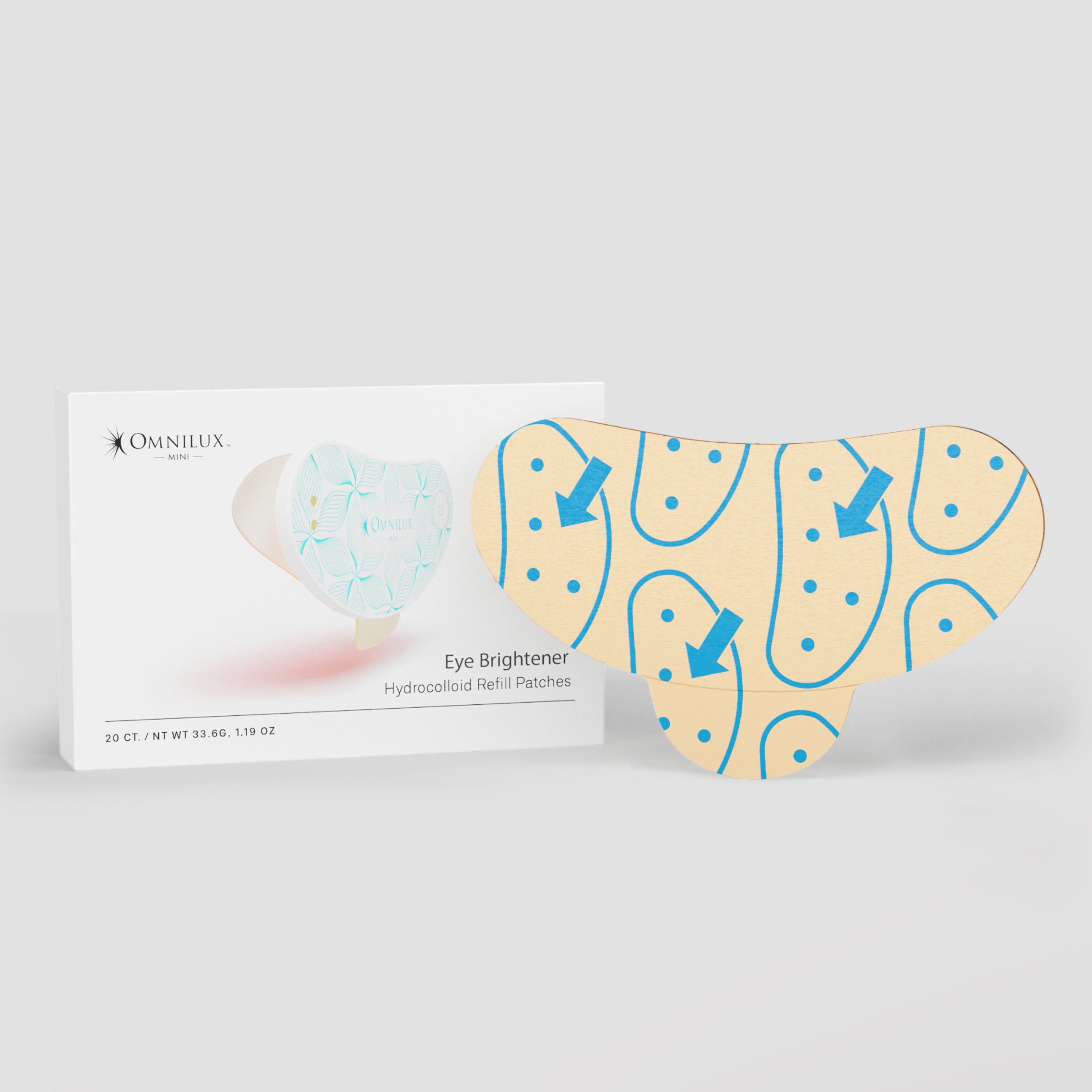 Eye Brightener Hydrocolloid Refill Patches (20ct x 10pk total 200)