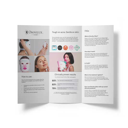 Clear Brochure Trifold (25pk)