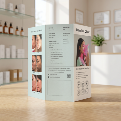 Clear Brochure Trifold (25pk)