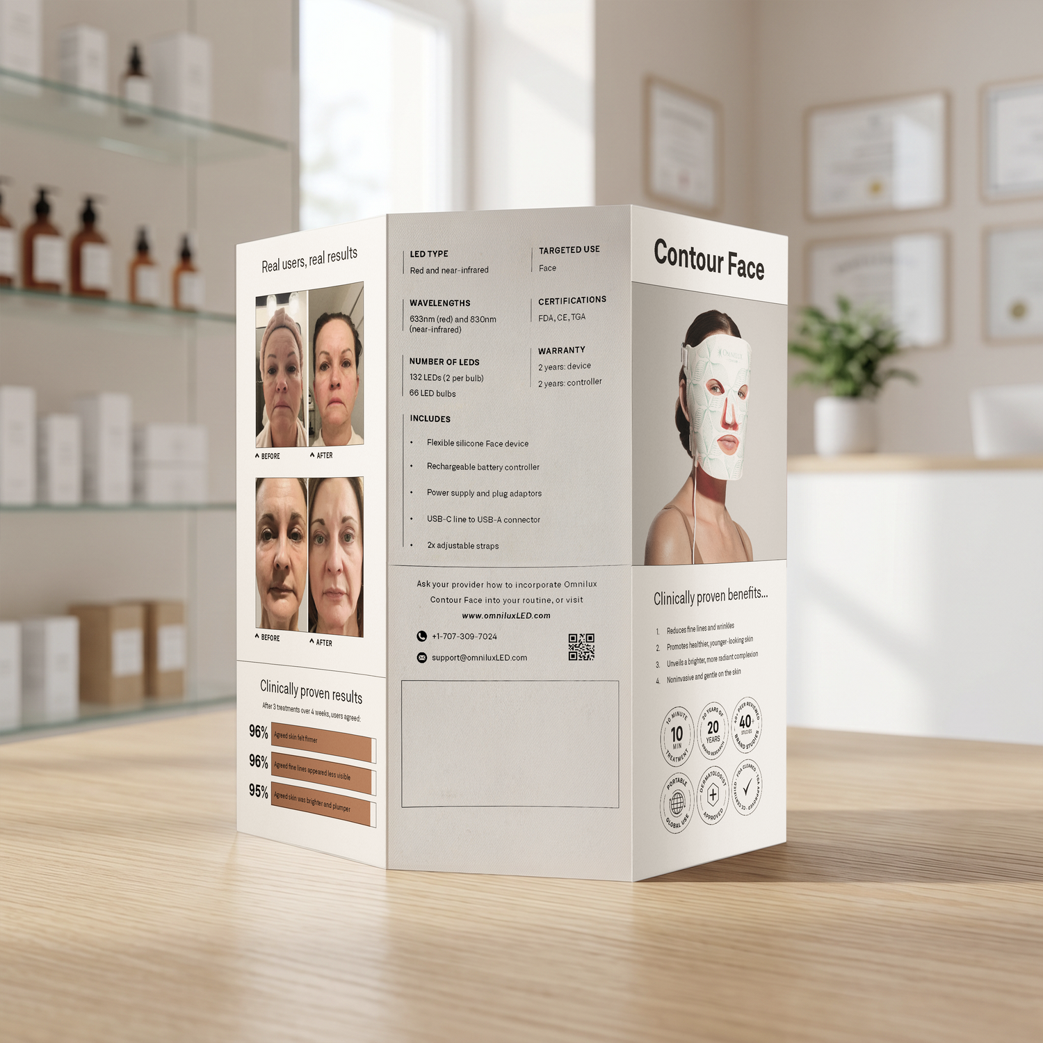 Contour Face Brochure Vertical (25pk)