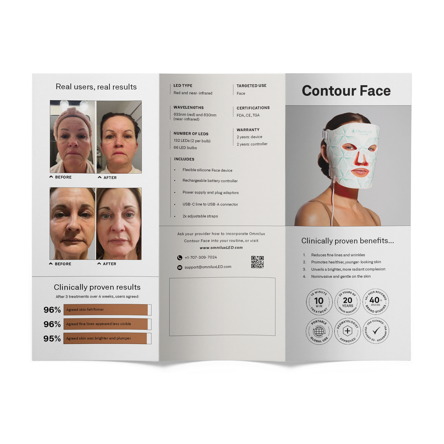 Contour Face Brochure Vertical (25pk)